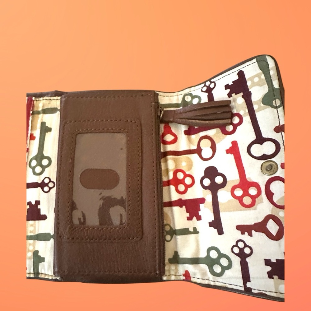 Vera Bradley Retro Vibes Corduroy Wallet With Bohemian Style - Picture 7 of 12